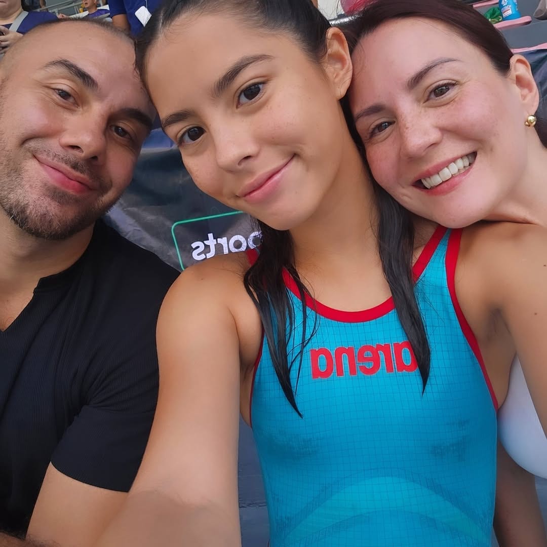 Cheska Kramer with her husband Doug Kramer and daughter Kendra Kramer.